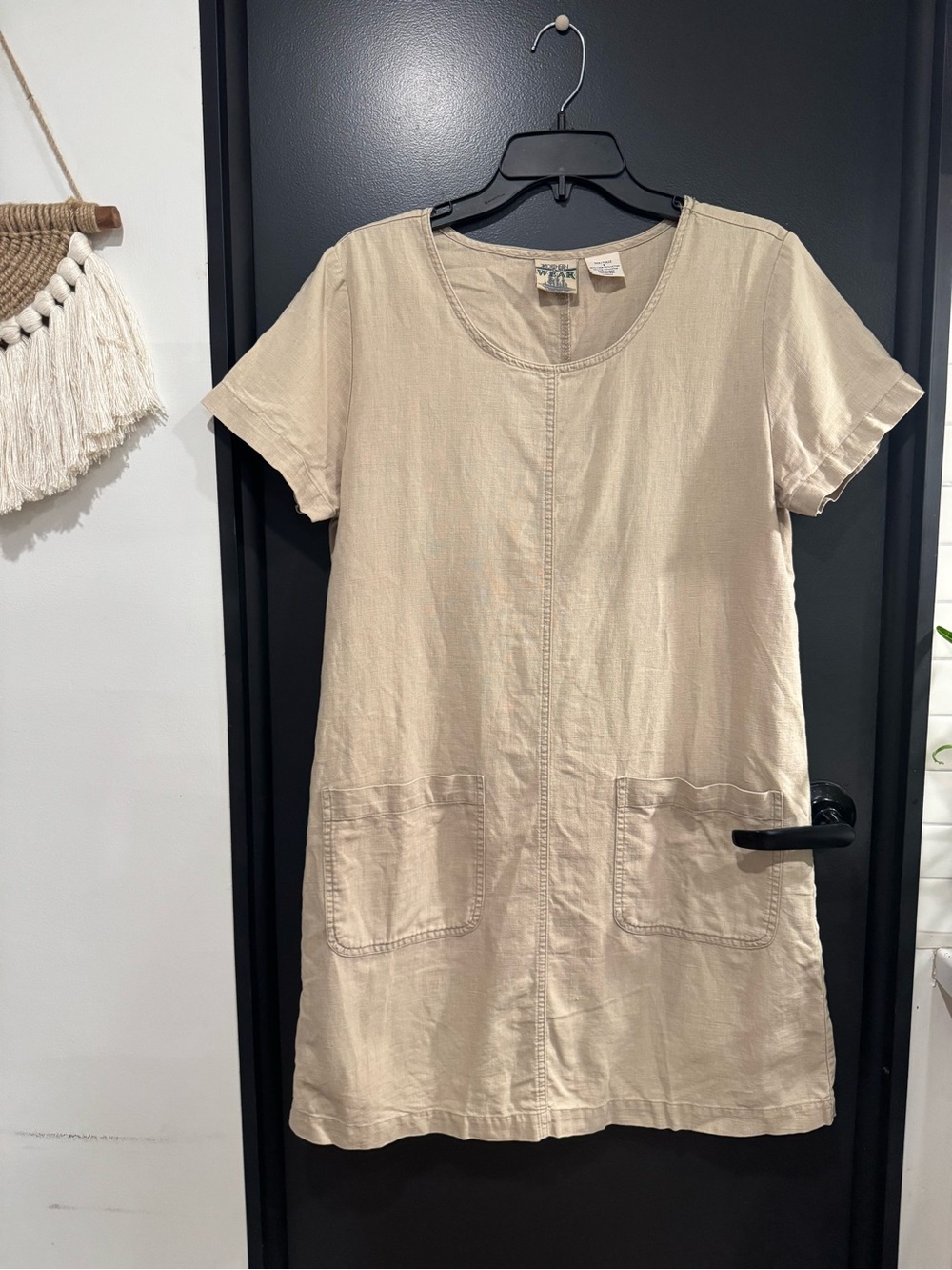 Vintage Northern Spirit Linen and Cotton Blend Dress